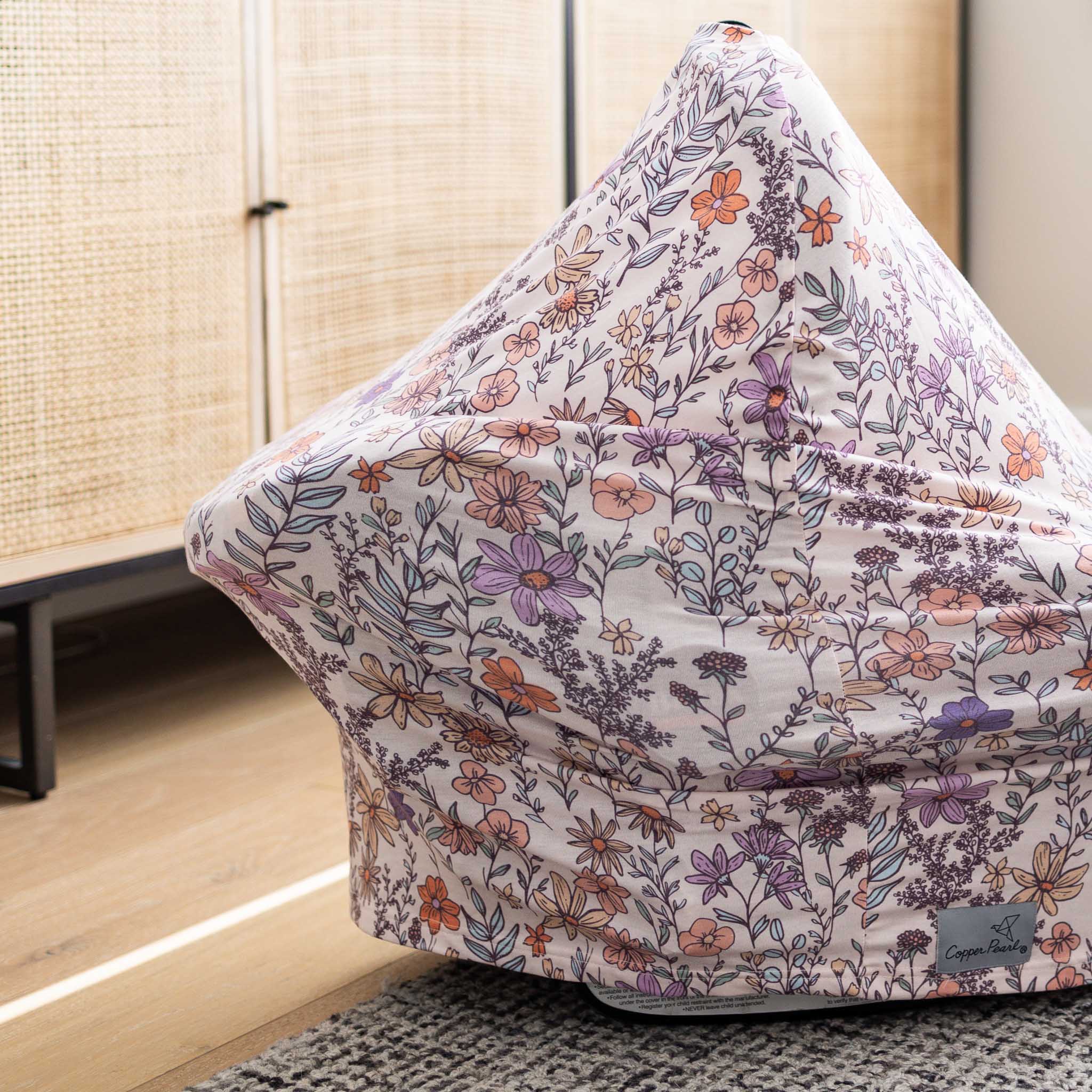 Multi-Purpose Protective Cover with Floral Design - Perfect for Furniture, Electronics, and Outdoor Use