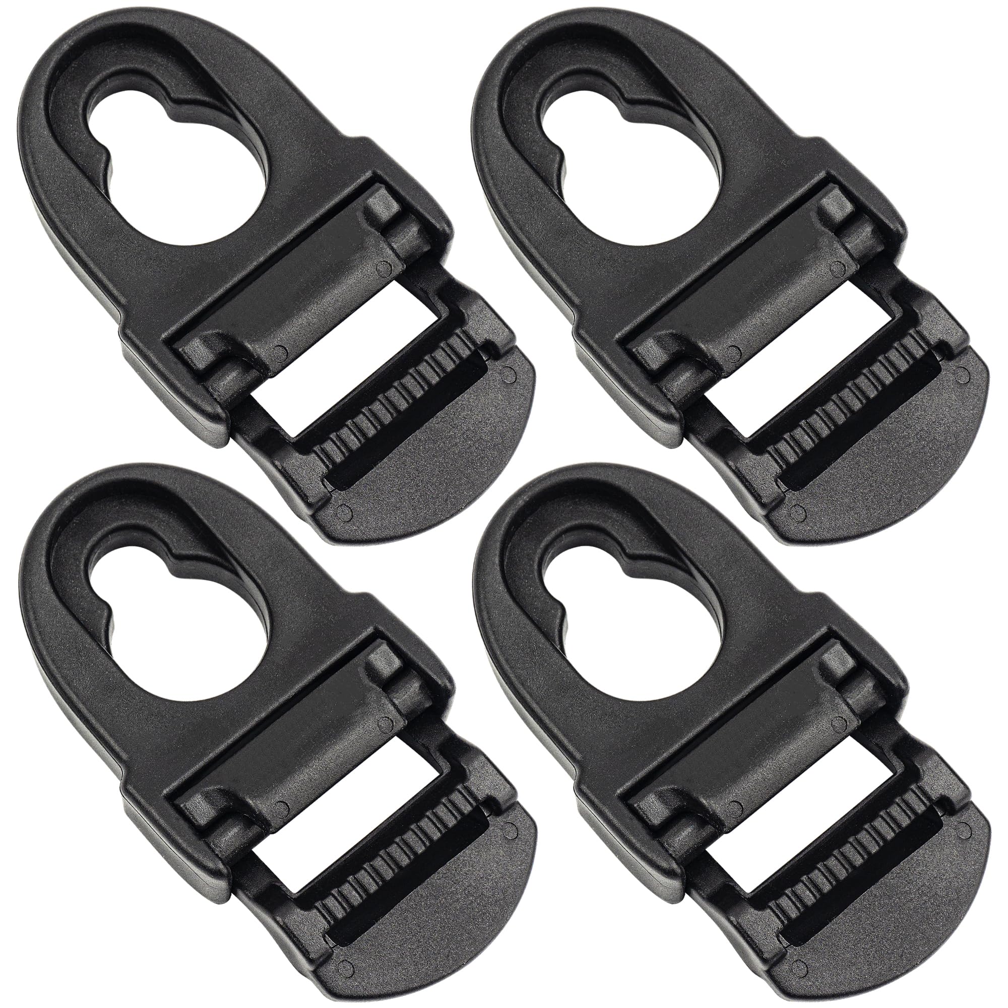 4 Sets Kayak Seat Clips and Hooks - Replacement Parts for Lifetime Emotion Kayaks | Durable Black Kayak Accessories for Fishing & Recreational Paddling