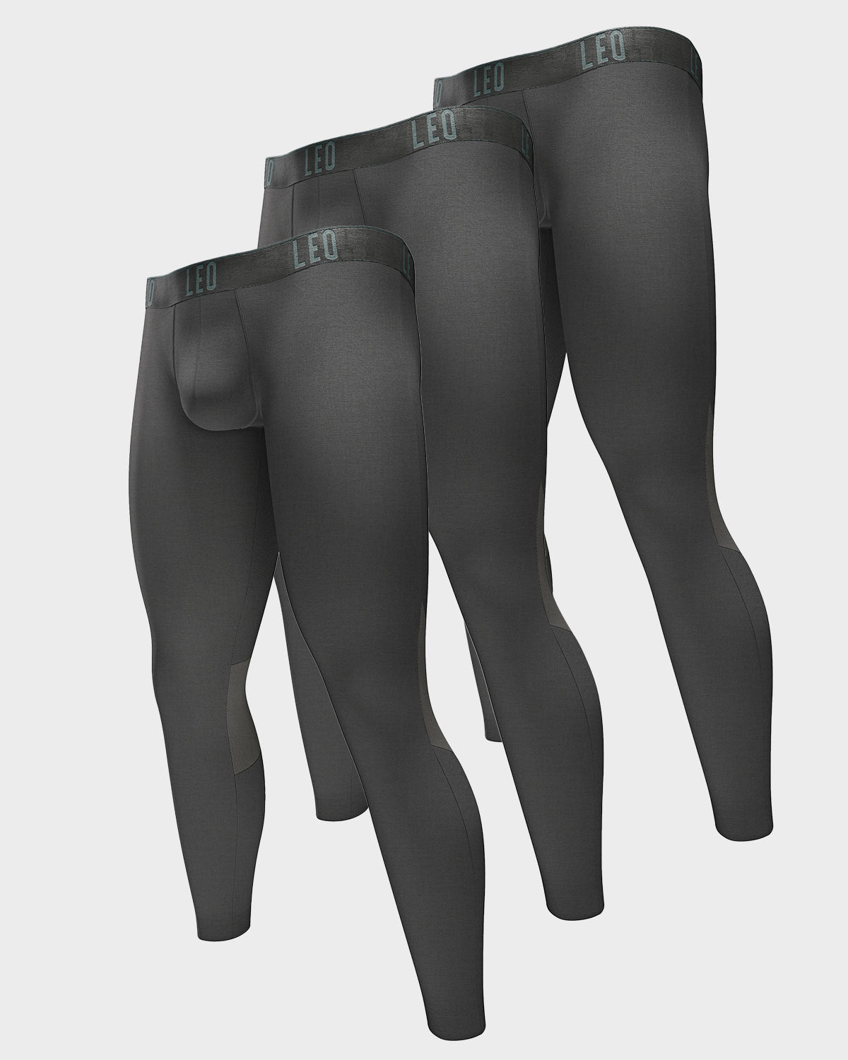 3 Pack Men's Compression Workout Tights - High Performance Gym Leggings for Running, Yoga & Training - Moisture Wicking & Breathable Activewear