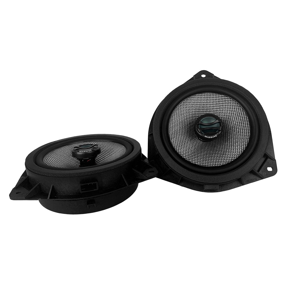 6.5 Inch Toyota OEM Replacement Coaxial Car Speakers - 80W RMS 160W Max Power Drop-in Speaker Upgrade for Clear Audio | Perfect for Toyota Camry, Corolla, Tacoma & More