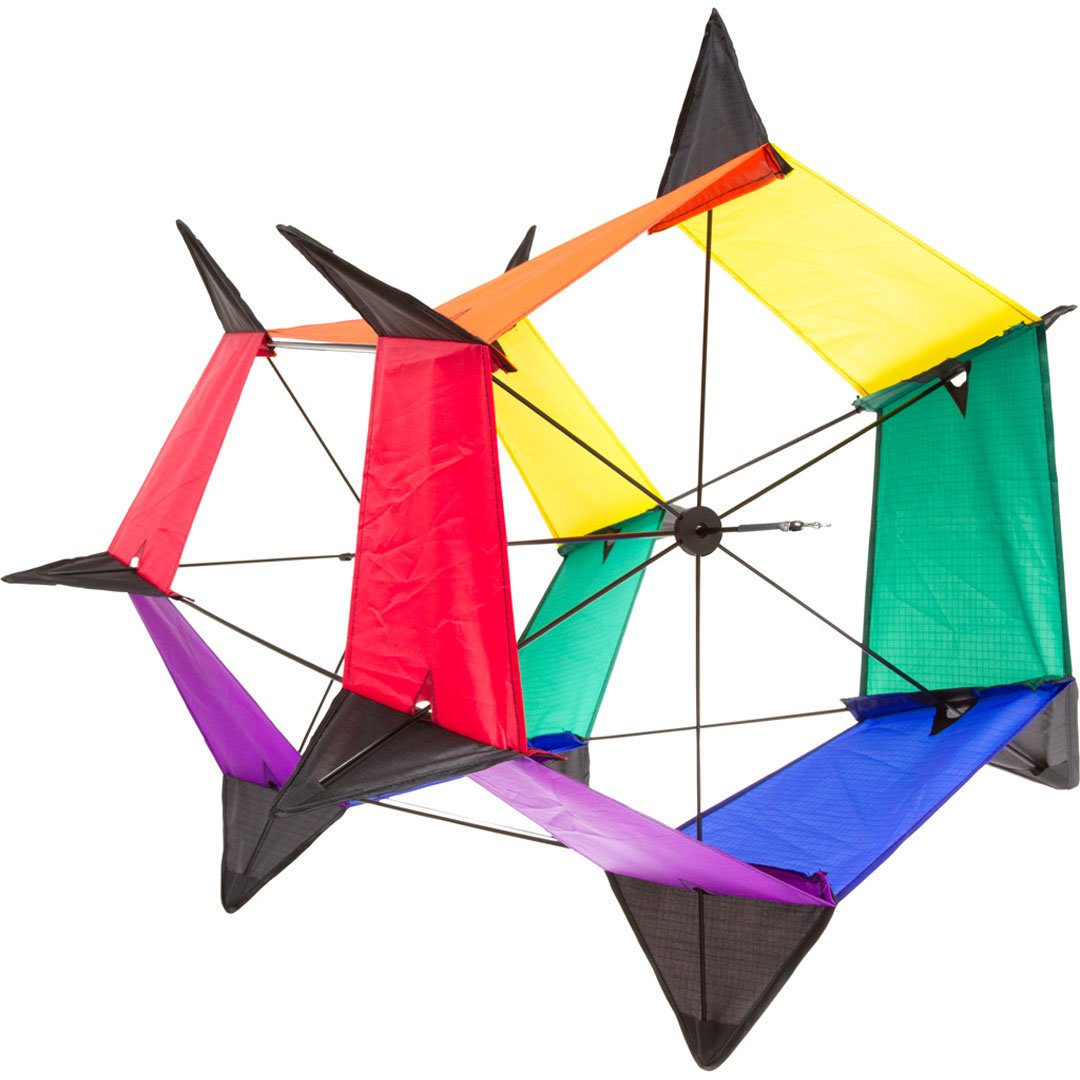 HQ Kites Roto Spinning Box Kite - High Quality Outdoor Flying Kite for Beach, Park & Family Fun