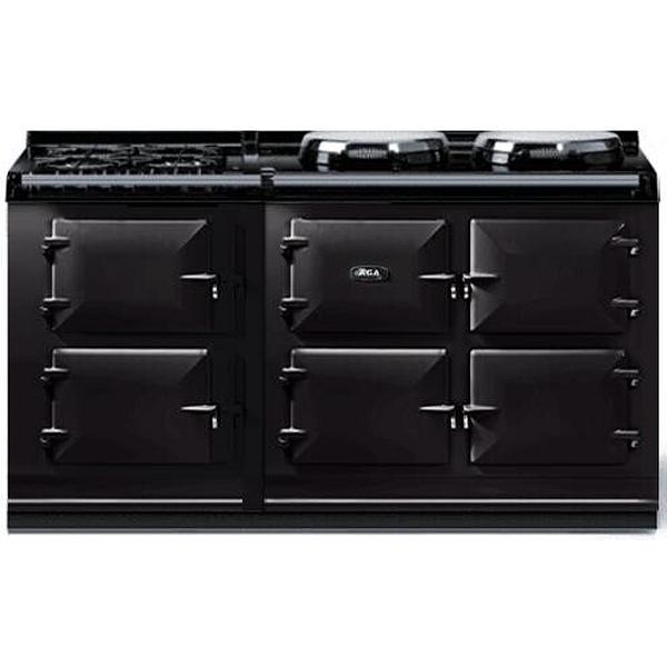 AGA 63-inch eR7 160 Classic Electric Range with Dual Fuel Module - Professional Gas & Electric Stove for Modern Kitchens - Perfect for Home Chefs, Baking & Large Family Cooking (Model: AER7563GBLK)