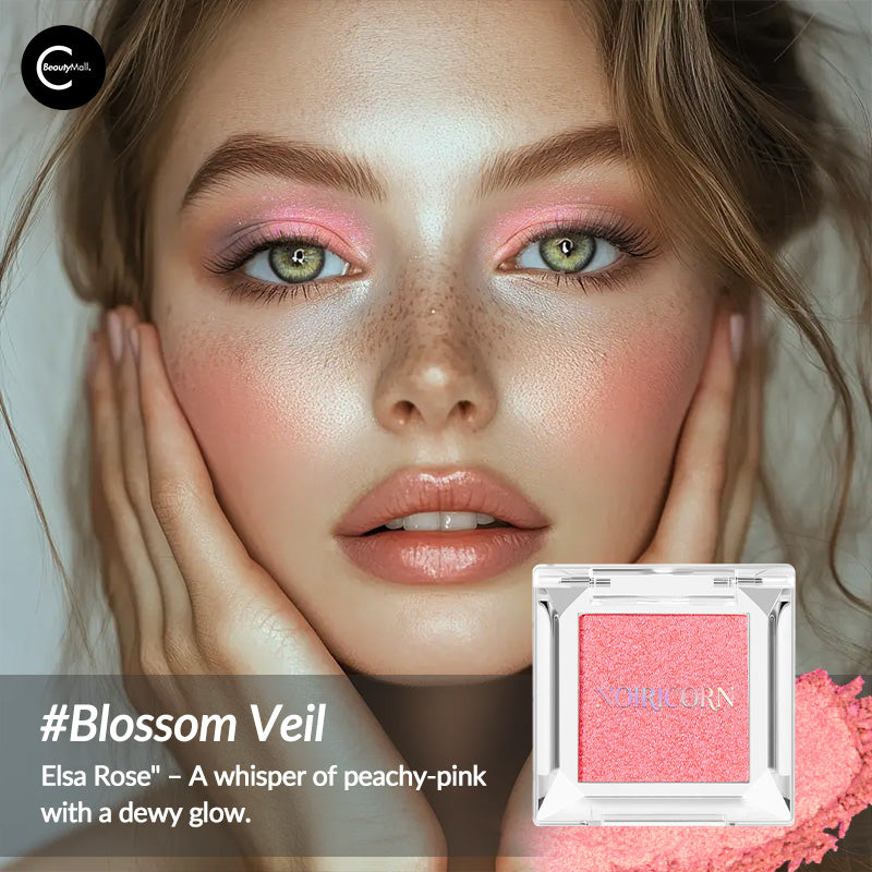 NOIRICORN Lulicore Duochrome Eyeshadow Palette - #Blossom Veil Shimmer & Glitter Makeup for Party, Night Out & Special Occasions
