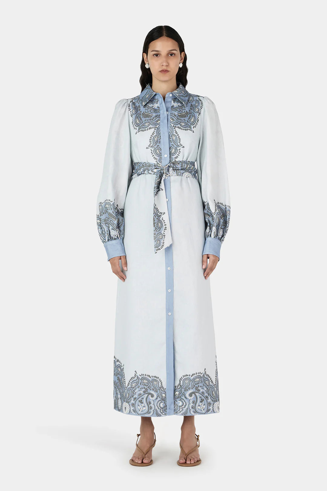 ESME Women's Bluebird Shirt Dress - Casual & Elegant Style for Work, Office, and Everyday Wear
