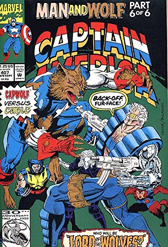 Captain America (1968 Series) #407 Comic Book - Rare Collectible for Marvel Fans & Comic Enthusiasts | Perfect for Display, Gifts & Investment
