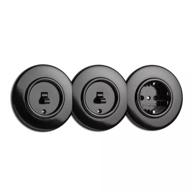 Bakelite Electrical Outlet Insert - Durable & Safe for Home, Office & Industrial Use
