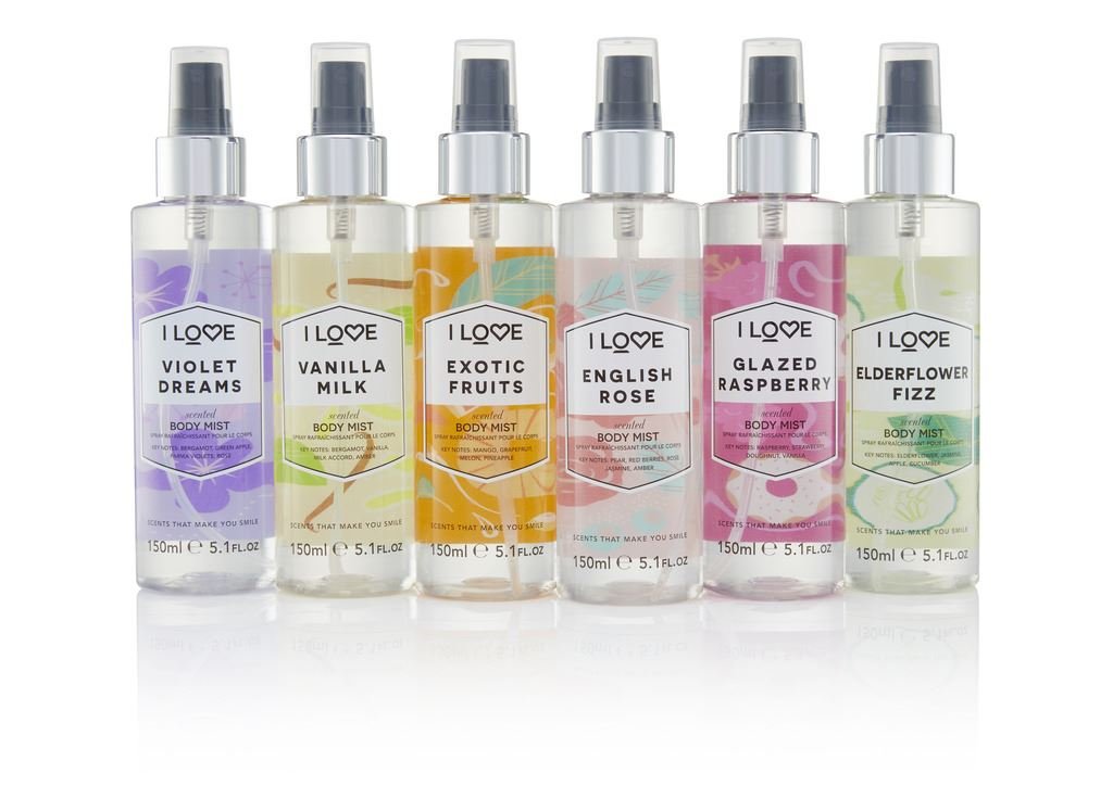 I Love English Rose Scented Body Mist - Floral Fragrance Spray with Natural Extracts | Long Lasting Jasmine & Rose Perfume Mist (5.1 oz) | Perfect for Daily Use, Date Nights & Gift Giving