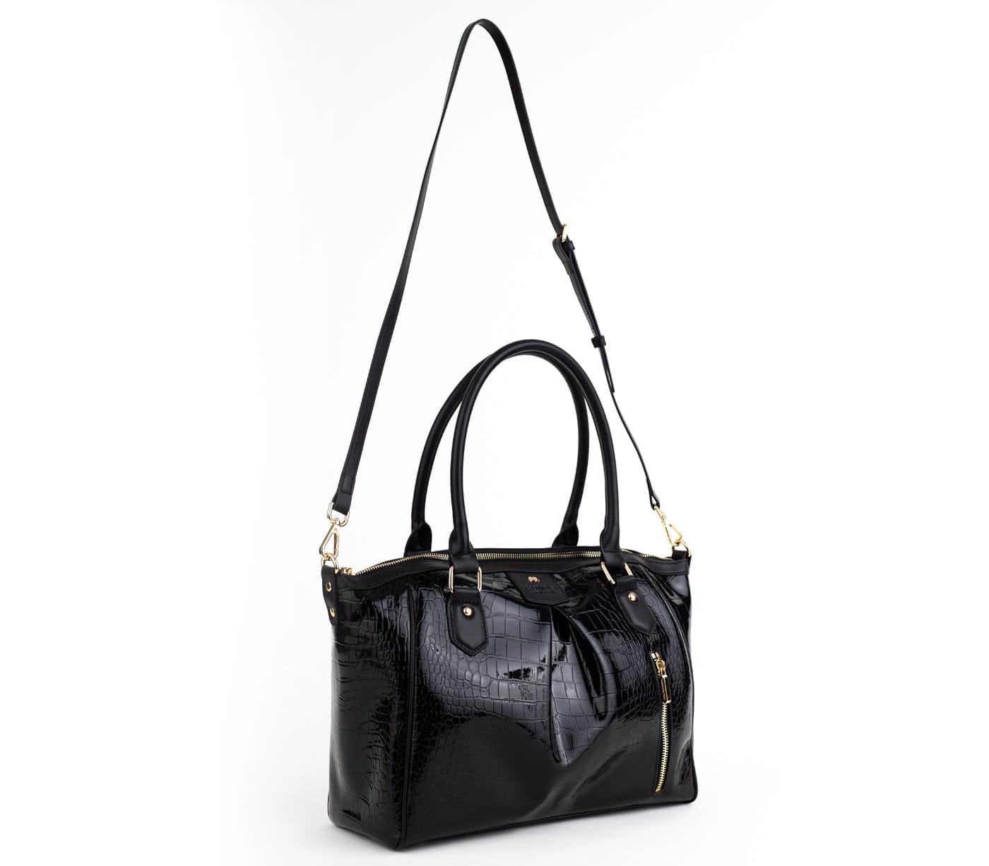 Madison Vegan Leather Handbag for Women - Stylish Black Crossbody Purse with Adjustable Strap | Perfect for Work, Travel & Everyday Use
