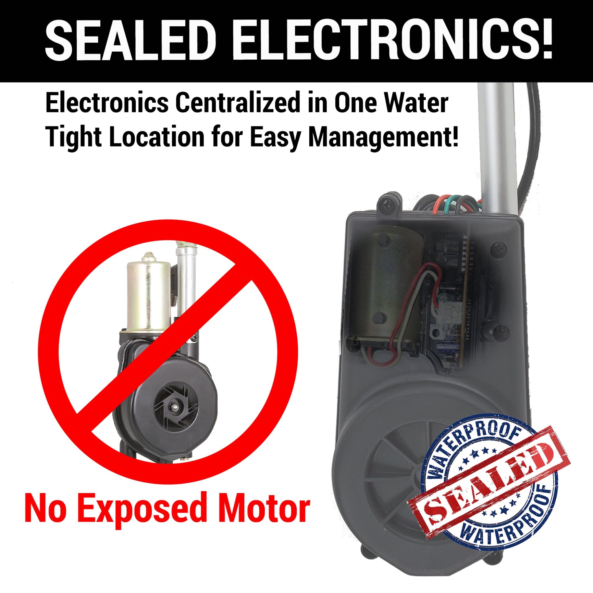 1902-1908 Cadillac Runabout & Tonneau AM/FM Radio Kit with Automatic Power Antenna - 12V Electric Flush Mount Stainless Steel Aerial Mast - Perfect for Classic Car Restoration & Vintage Auto Shows
