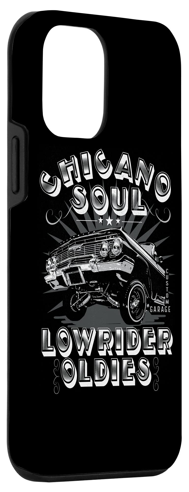 iPhone 12 Mini Case - Vintage Lowrider & Chicano Style Phone Cover with Mexican-American Cultural Design | Perfect for Car Enthusiasts, Oldies Music Lovers & Latino Culture Fans | Durable Protection for Everyday Use