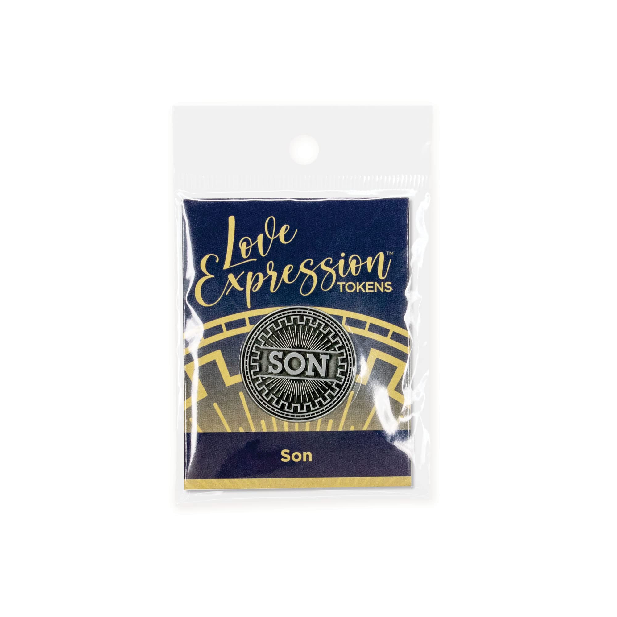 Son Love Expression Coin Set of 3 - Thoughtful Keepsake Gift for Boys from Parents | Birthday, Special Occasion & Long-Distance Appreciation Token | Perfect for Family Bonding, Graduation & Father-Son Moments