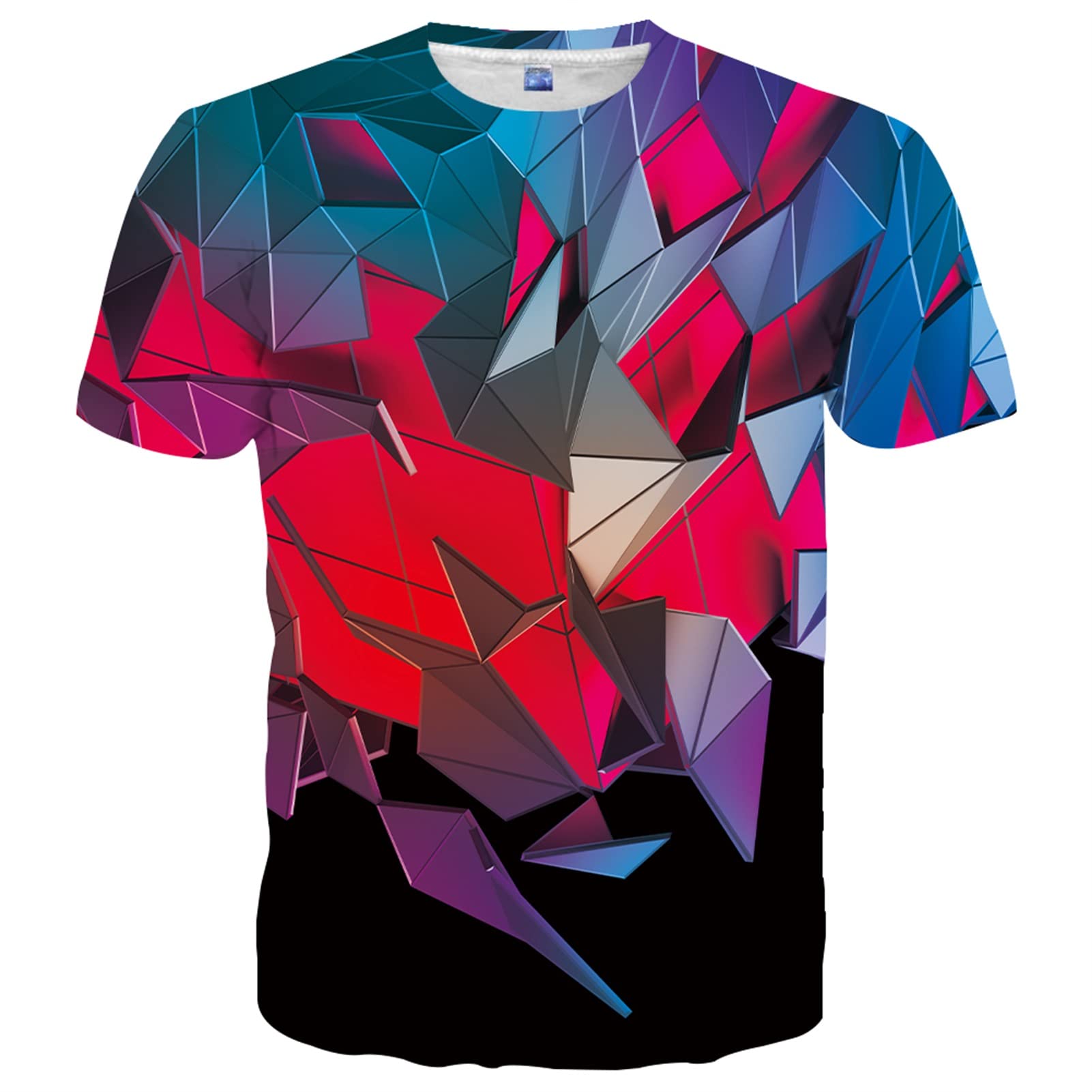 Yasswete Unisex 3D Printed Graphic T-Shirts - Short Sleeve Casual Tees for Men & Women - Perfect for Streetwear, Parties, and Everyday Fashion
