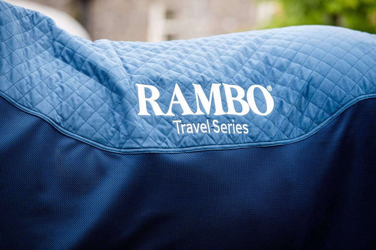 Rambo Travel Series 78 Navy/Silver Rolling Luggage - Lightweight Expandable Suitcase for Business Trips & Vacations | Durable Spinner Wheels & TSA Lock