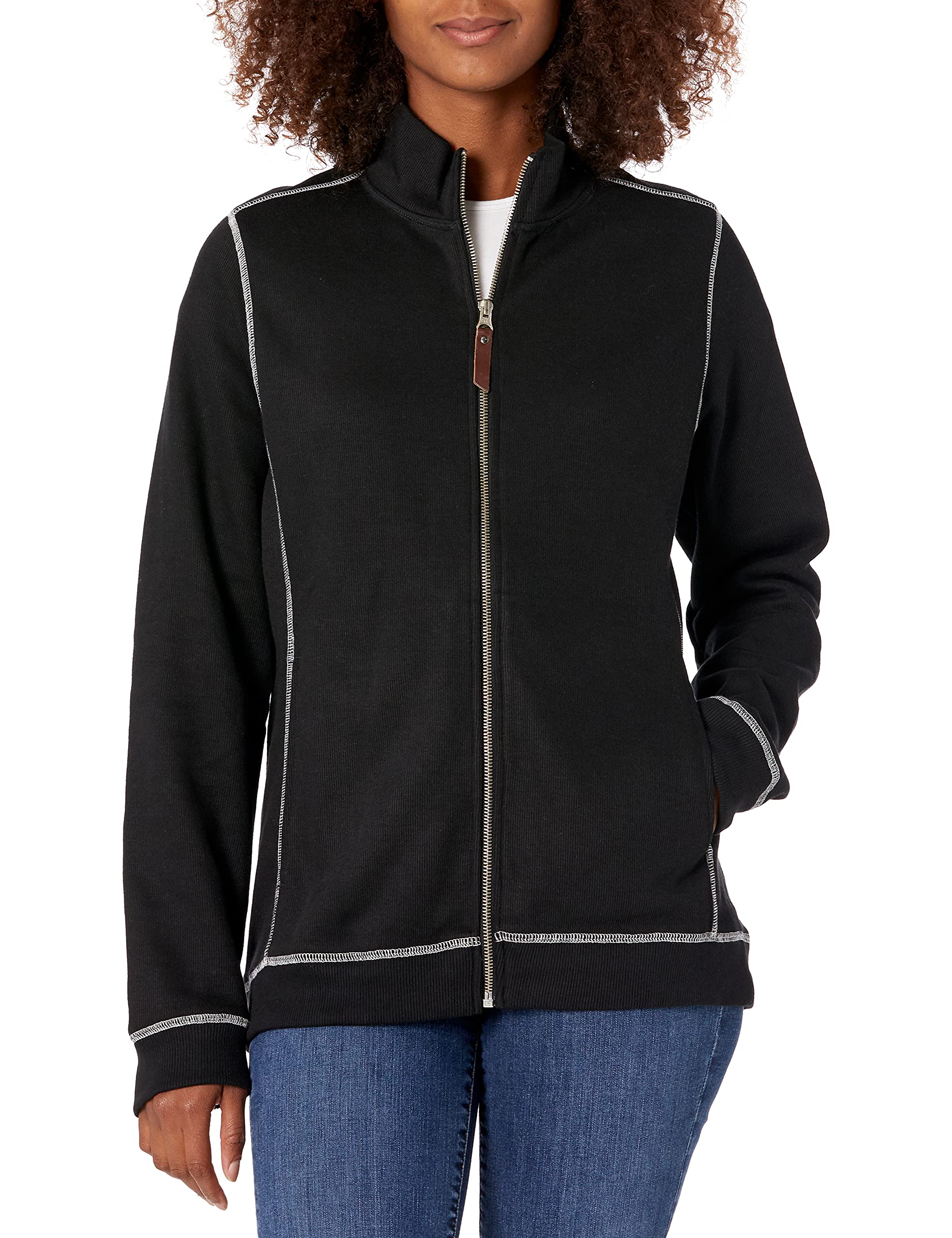 Charles River Apparel Women's Conway Flatback Rib Jacket | Lightweight Fleece-Lined Pullover for Outdoor Activities & Casual Wear