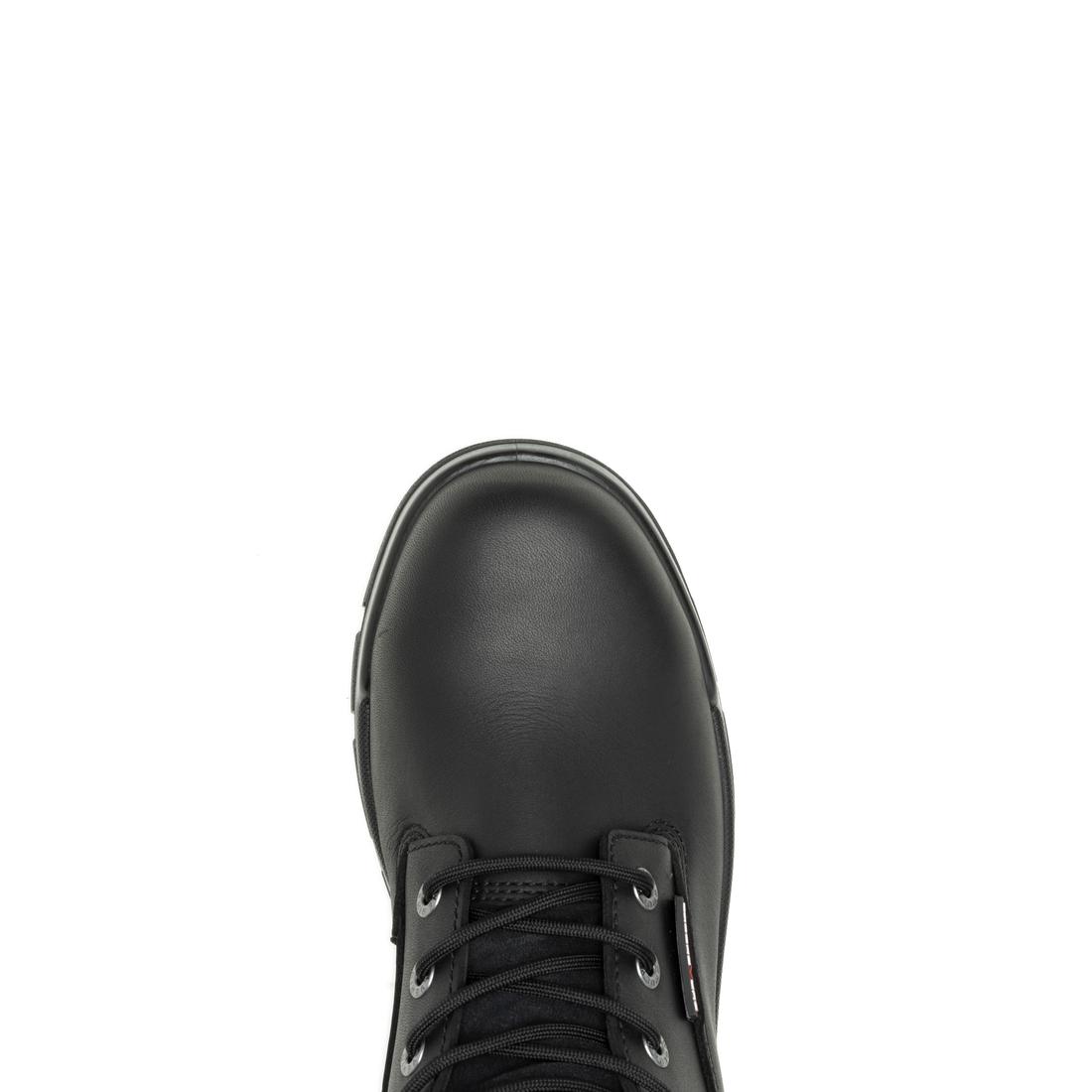 DuraShocks® SR Icon 6 Soft Toe Work Boots for Men - Black Safety Shoes for Construction, Warehouse & Outdoor Work