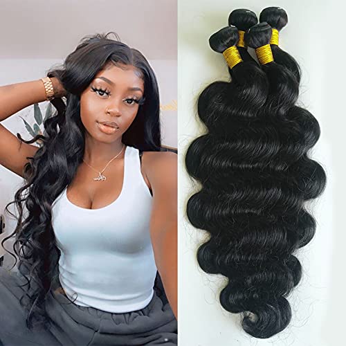 Brazilian Virgin Human Hair Bundles - 100% Unprocessed Body Wave 14