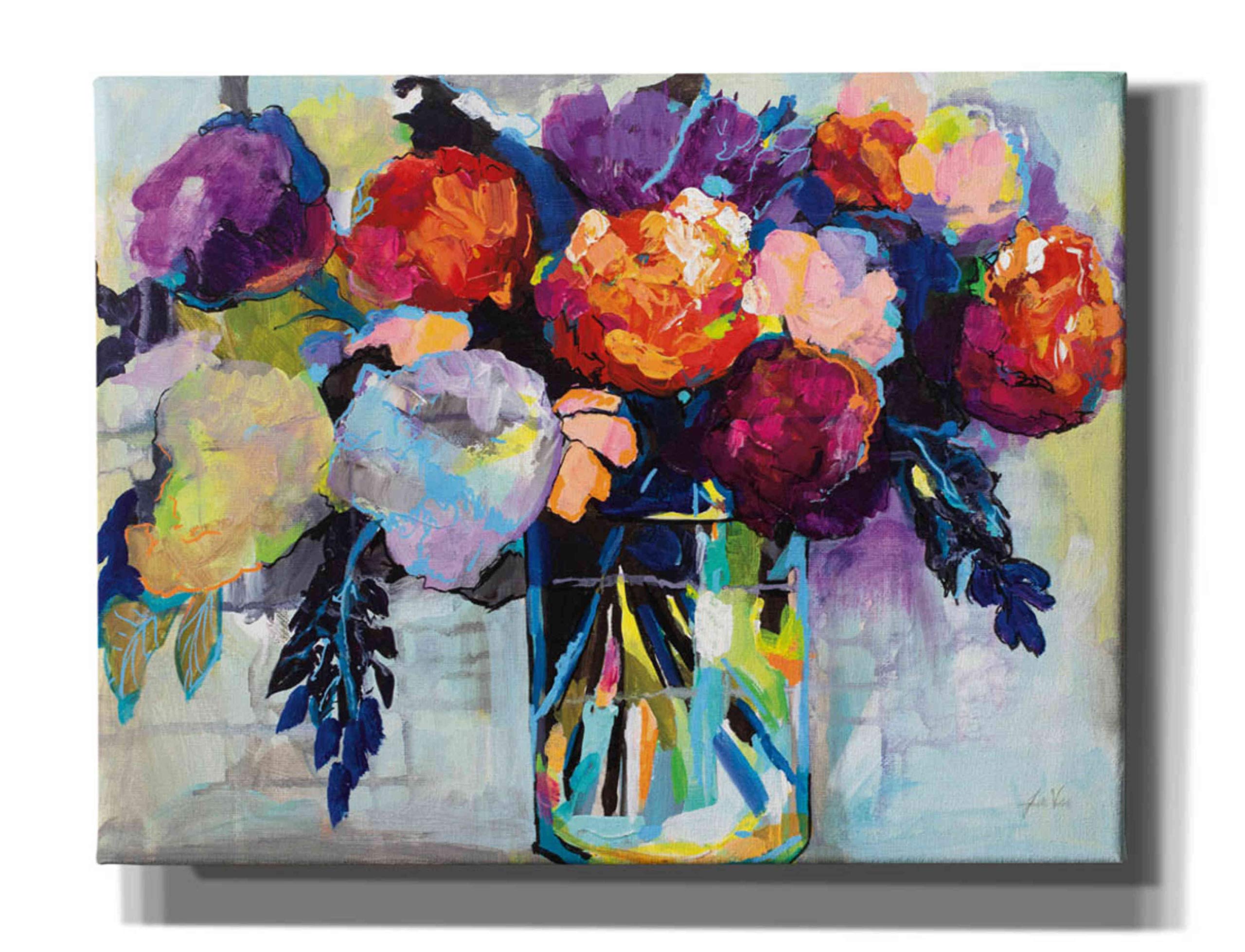 Birthday Celebration Canvas Wall Art by Jeanette Vertentes - 34x26 Inches Modern Home Decor for Living Room, Bedroom & Office - Perfect Gift for Birthdays & Special Occasions