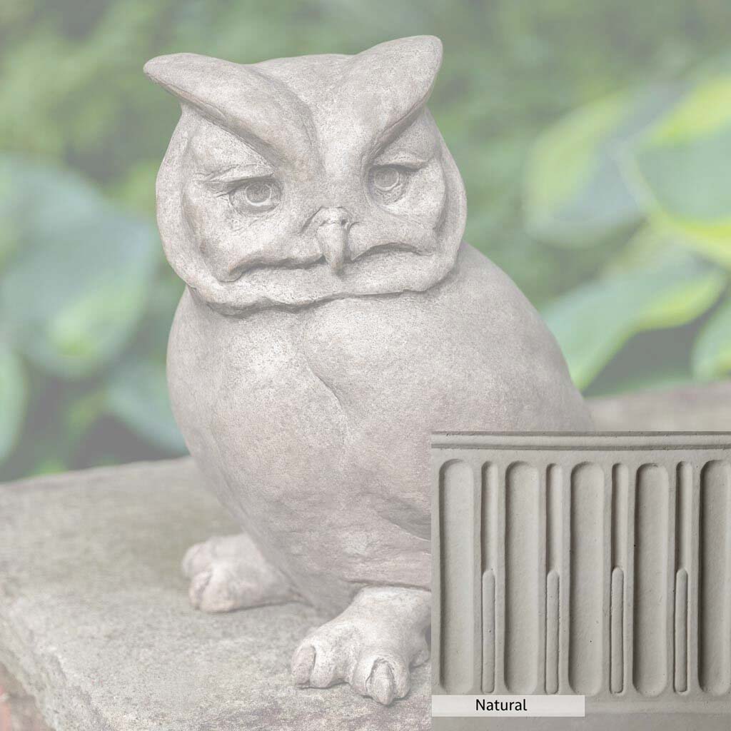 Campania International Hoot Owl Garden Statue - Outdoor Decor for Patio, Lawn & Garden Decorations