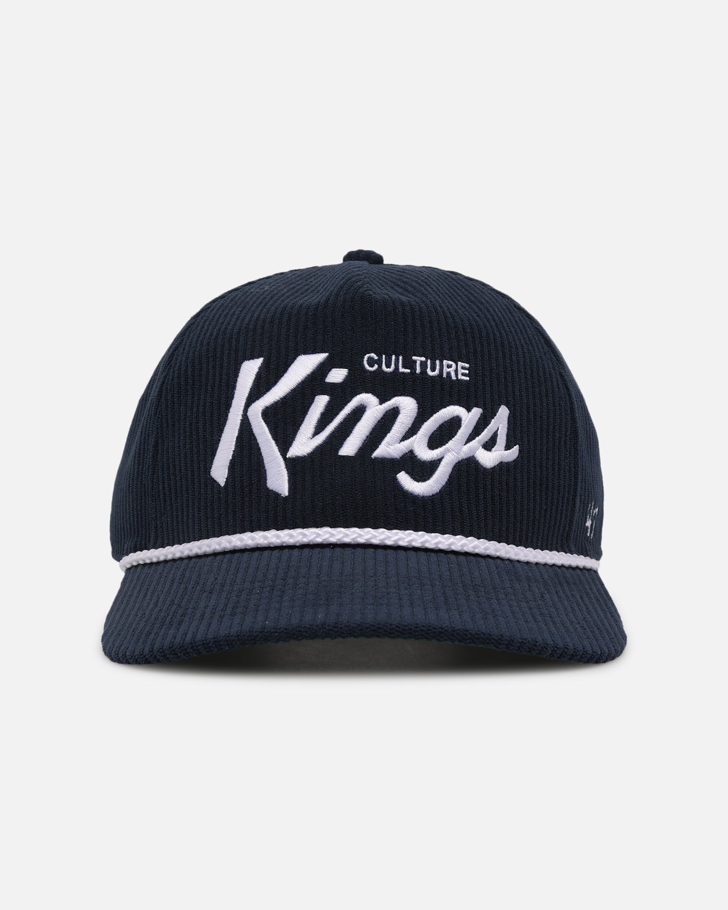 47 Brand Culture Kings Crossrope 'Culture Kings Script' Snapback Hat in Navy - Perfect for Streetwear, Hip-Hop Fashion & Urban Lifestyle