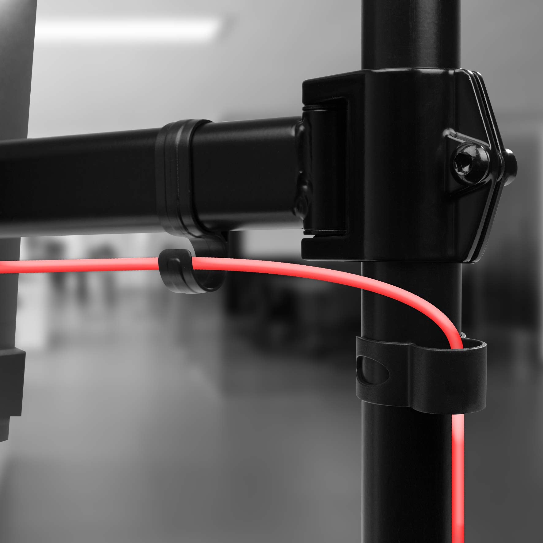 Duronic DM254 Quad Monitor Mount Stand - Adjustable 4 Monitor Arm for 13-27