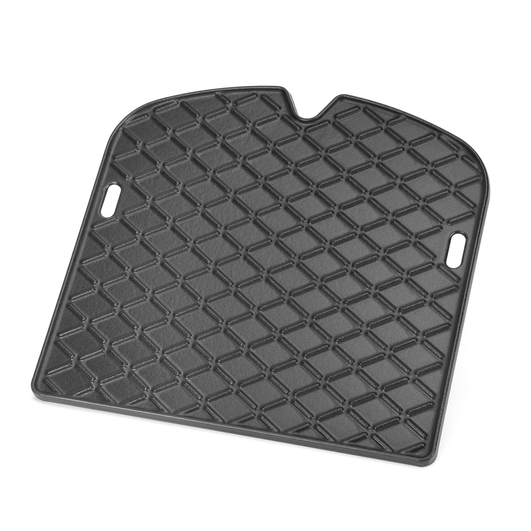 Onlyfire Reversible Cast Iron Griddle for Weber Traveler Portable Gas Grill - Double-Sided Cooking Griddle Replacement for Weber 9010001 - Perfect for Camping, Tailgating & Outdoor BBQs