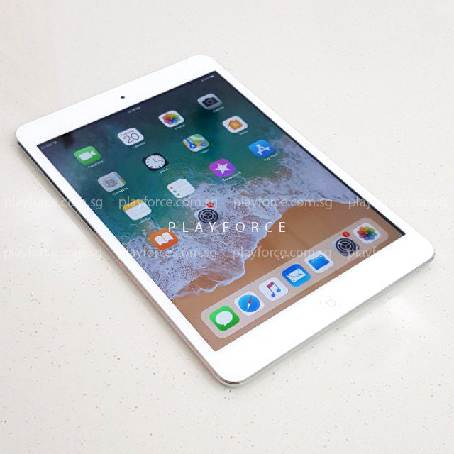 Apple iPad Mini 1 (32GB, Wi-Fi + Cellular, Silver) - Compact Tablet for Work, Travel & Entertainment | Fast Performance & Portable Design
