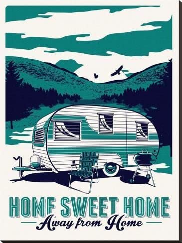 QKIODS Vintage Forest Metal Sign - Sweet Home Wall Decor for Coffee & Bar, Rustic Tin Sign Gift (8x12 Inch) - Perfect for Home, Cafe, and Man Cave Decor