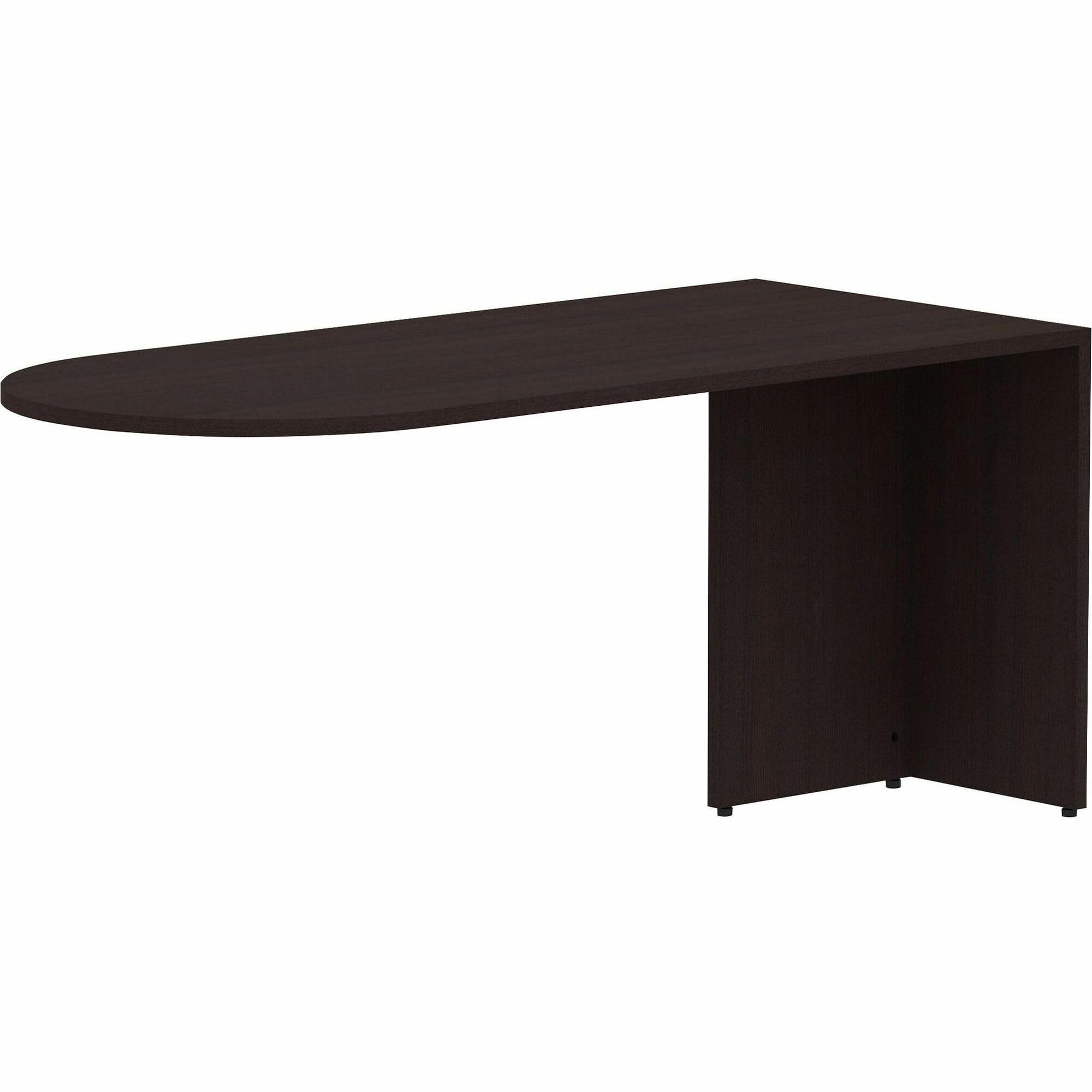 Lorell Espresso Laminate Desk - Home Office Workspace