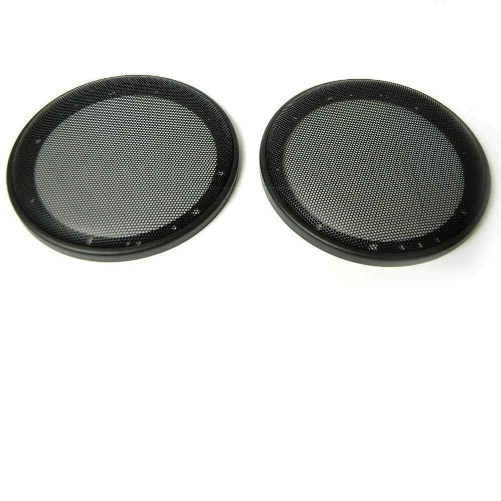 MACHSWON 2-Piece 6.5 Inch Black DIY Car Speaker Cover Guard Protector Enclosure Grill - Universal Fit for Car Audio, Home Theater & DIY Speaker Projects