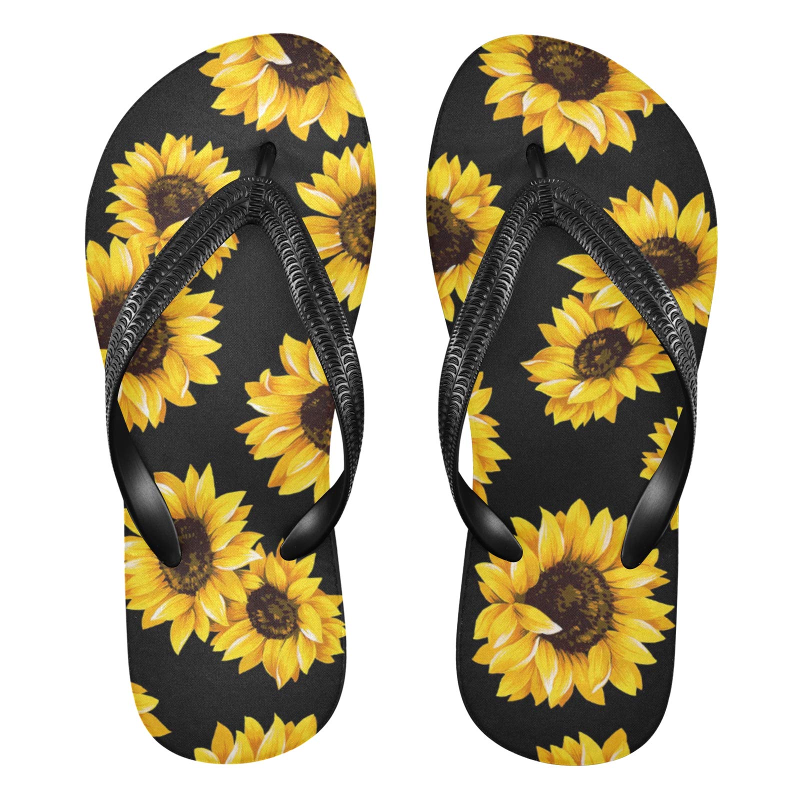 Vibrant Rainbow Tie-Dye Women's & Men's Flip Flops - Comfortable Summer Beach Sandals for Outdoor Walking | Perfect for Poolside, Beach Vacations & Casual Outings