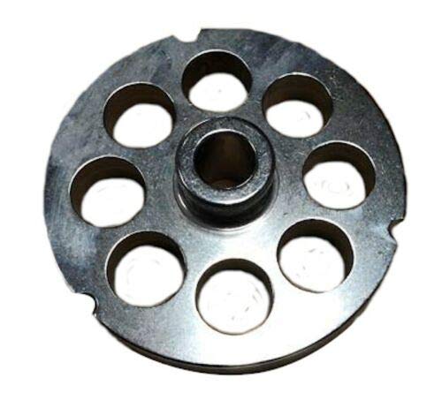 Cozzini #52 Meat Grinder Plates with Hubs - Stainless Steel Grinding Discs for Commercial & Home Use (1 inch/25mm to XXL Size) - Perfect for Sausage Making, Burger Patty & Meat Processing