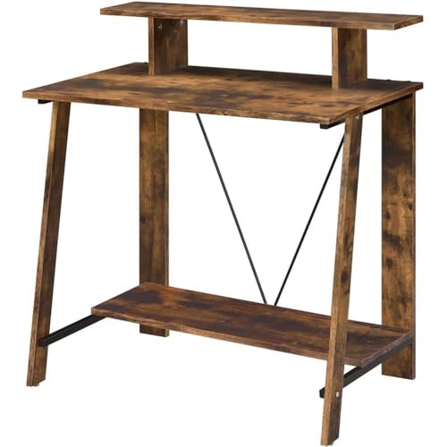 Rustic Oak and Black