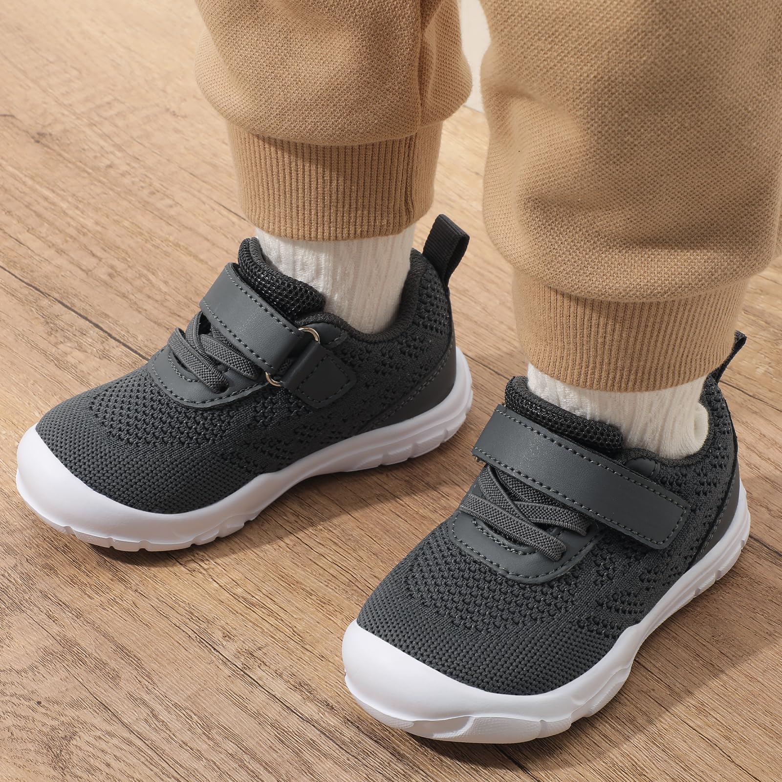 BARERUN Barefoot Shoes for Toddlers - Breathable Kids Sneakers for Boys & Girls - Lightweight Slip-On Running Shoes for School, Tennis & Walking - Perfect for Active Play & Outdoor Adventures