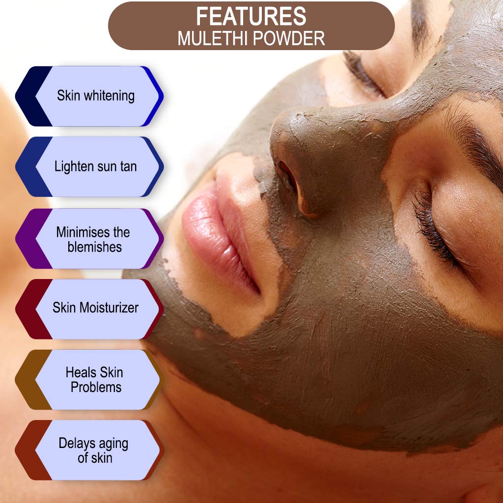 SKYMORN Pure Organic Mulethi & Kasturi Turmeric Powder for Face - Skin Brightening, Glowing, Blemish Removal, Even Tone (2x100g) | Natural Skincare for Daily Radiance & Fairness Routine