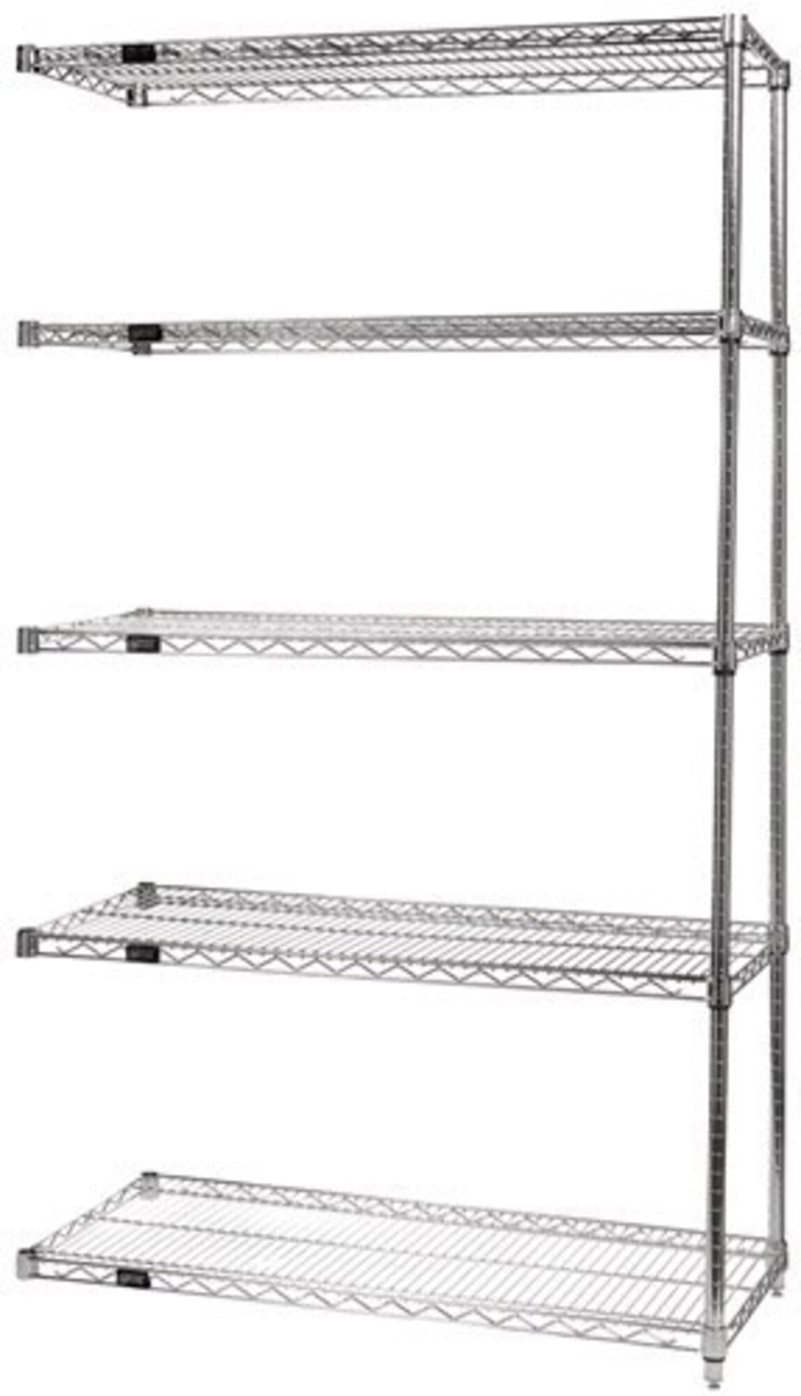 Quantum Wire Shelving Add-On Kit - Heavy Duty Storage Rack Organizer for Garage, Pantry & Closet | Easy Assembly & Durable Steel Construction