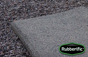 Rubberific Premium Recycled Rubber Doormat - Forest Green, Non-Slip Entryway Rug for Home & Outdoor Use - Perfect for Front Door, Patio, Deck, and Mudroom