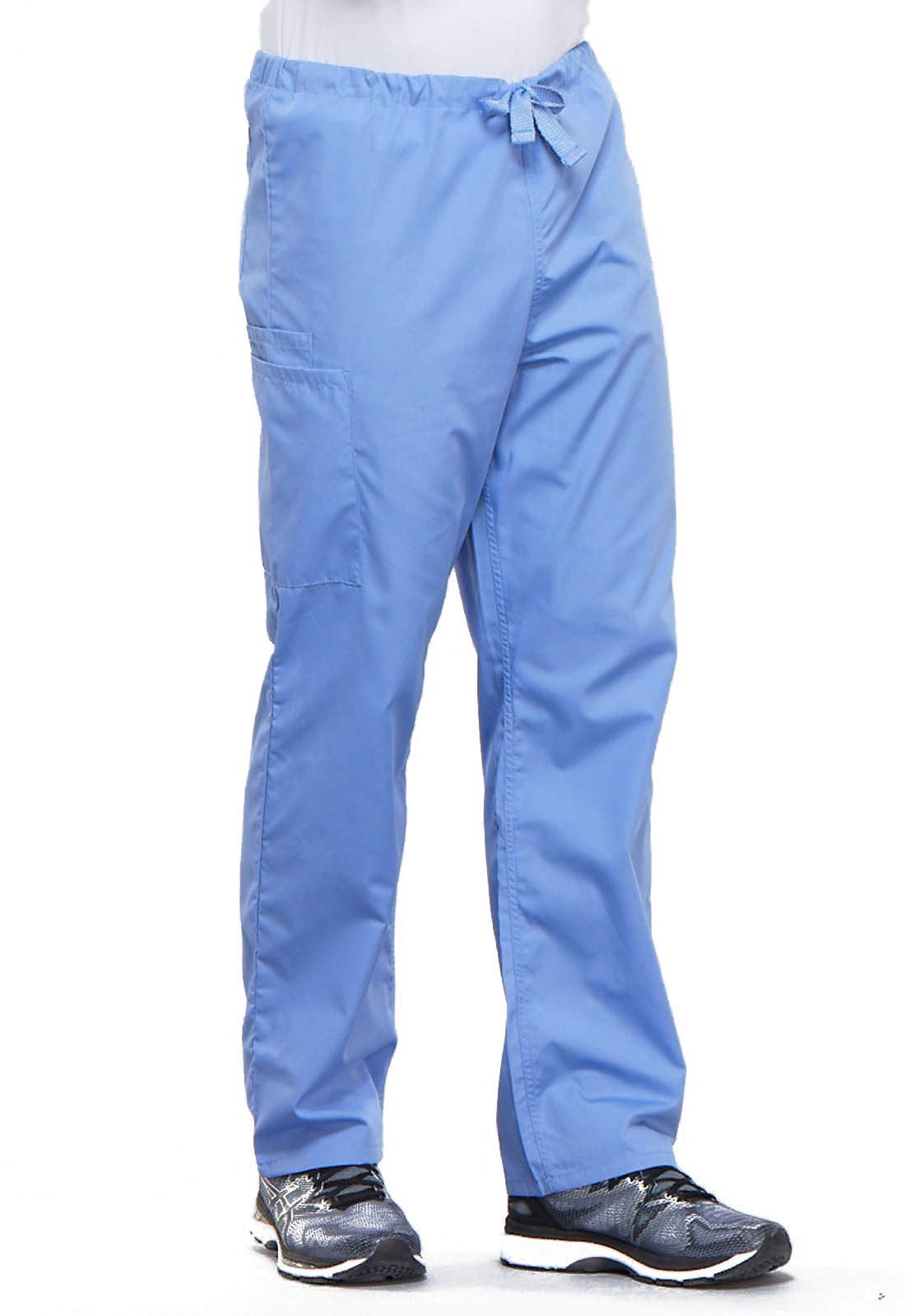 Cherokee Tall Originals Unisex Drawstring Cargo Scrubs Pants - Ceil Blue, XX-Large Big & Tall | Comfortable Medical Workwear for Nurses & Healthcare Professionals