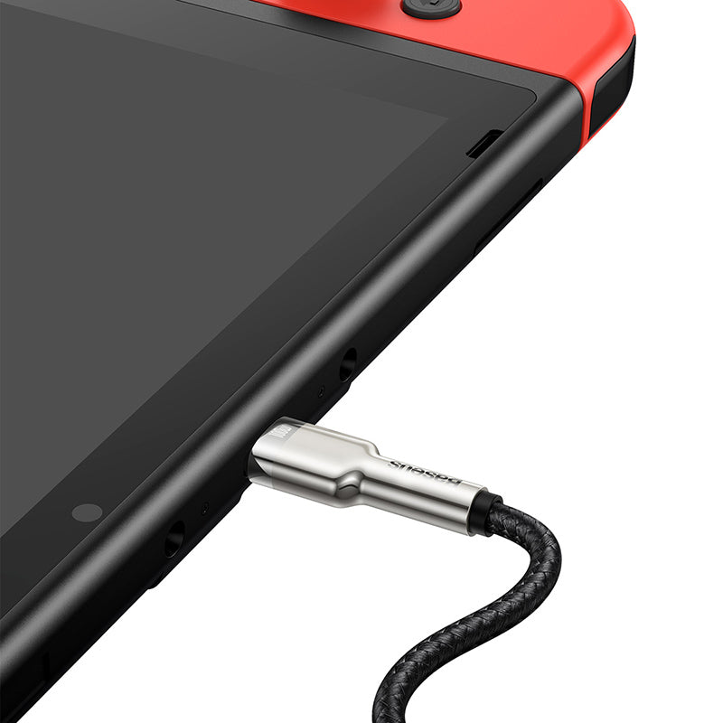 Baseus Premium Cafule Series 100W 3.3ft USB C to USB C Fast Charging Cable - Durable Metal Connector, High-Speed Data Sync for iPhone 15/14/13, MacBook, iPad Pro, Samsung Galaxy - Perfect for Travel, Office & Home Charging