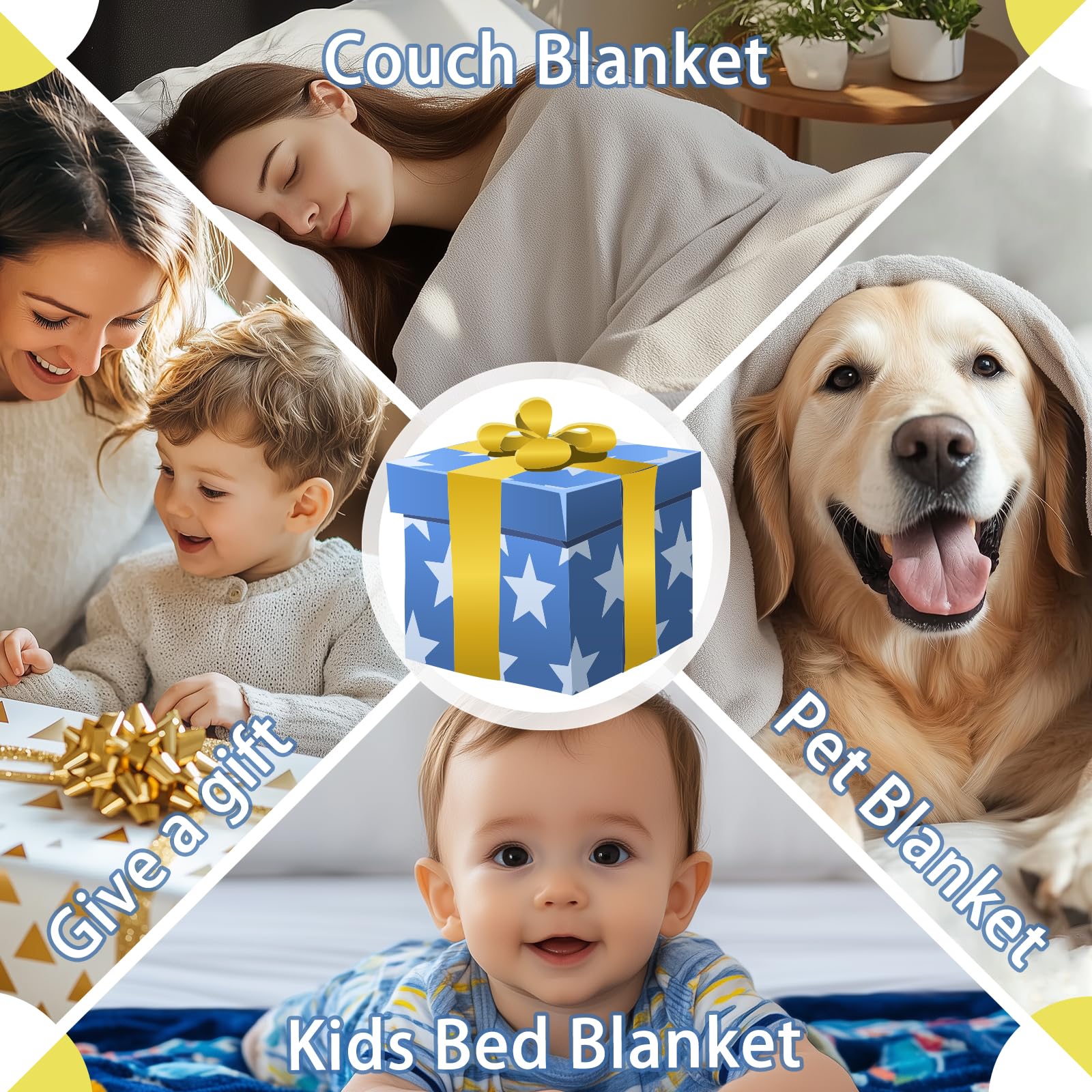 Glow in The Dark Soccer Throw Blanket - Soft Sports Themed Gift for Boys & Girls Ages 3-10 - Perfect Birthday Present, Friendship Gift & Soccer Party Decor for Kids, Teens, Men & Women - Cozy Bedroom, Game Night & Outdoor Camping Accessory