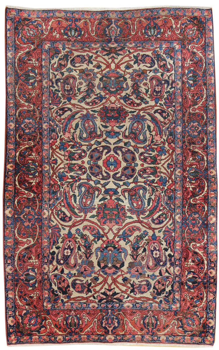 Antique Bakhtiari Handwoven Traditional Persian Rug JF6346 - Perfect for Living Room, Bedroom & Home Decor