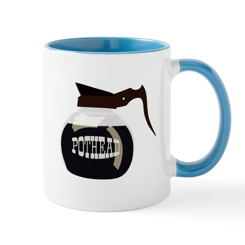 White/Blue Inside - Pothead Mugs