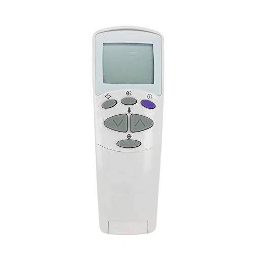 Tatoonly Superjiuex Universal LCD Remote Control for LG 6711A20096C Air Conditioner - Replacement AC Remote (White) - Perfect for Home, Office & Bedroom Cooling