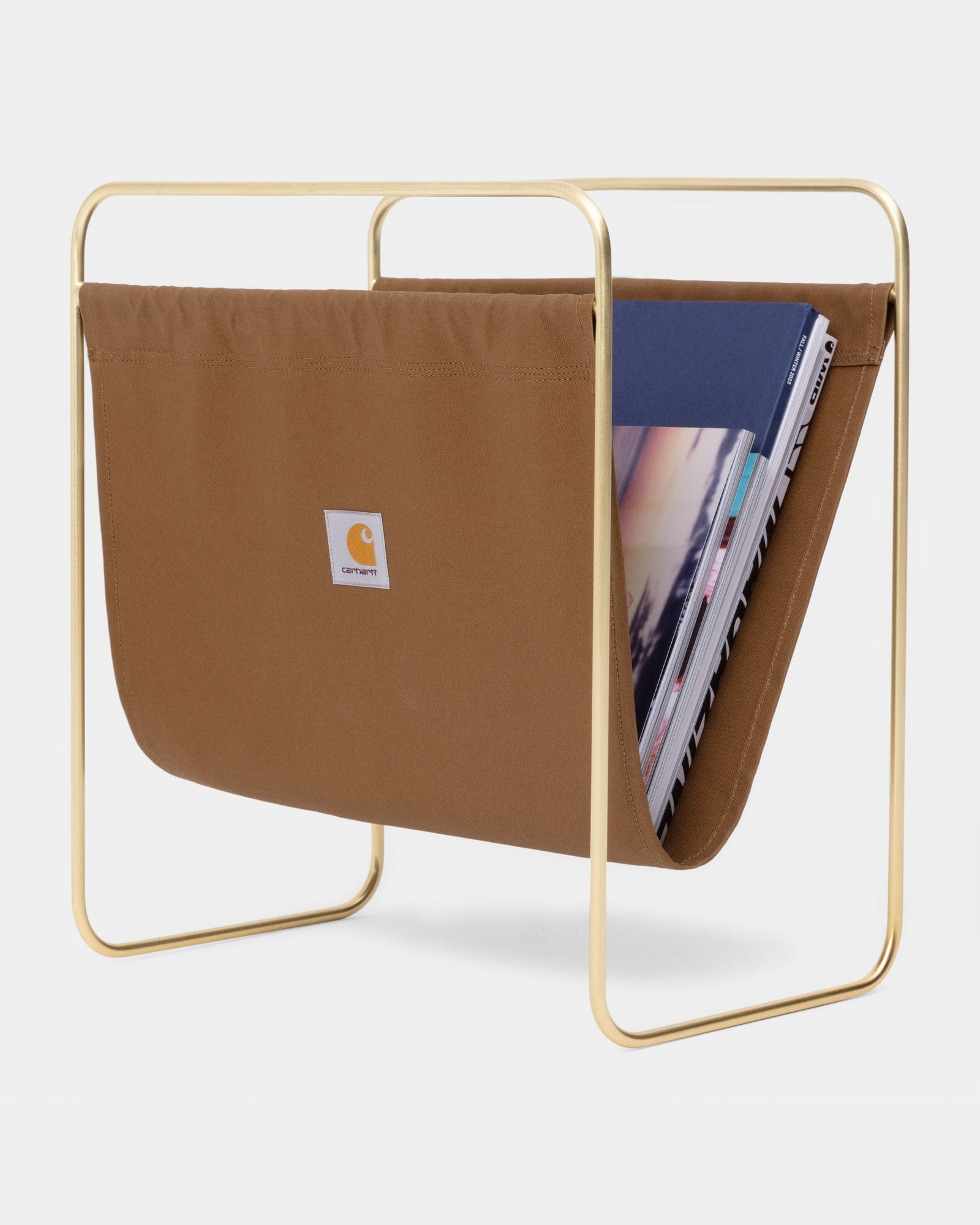 Premium Canvas Magazine Stand by Hamilton Brown - Stylish & Durable Home & Office Organizer for Books, Newspapers & Magazines