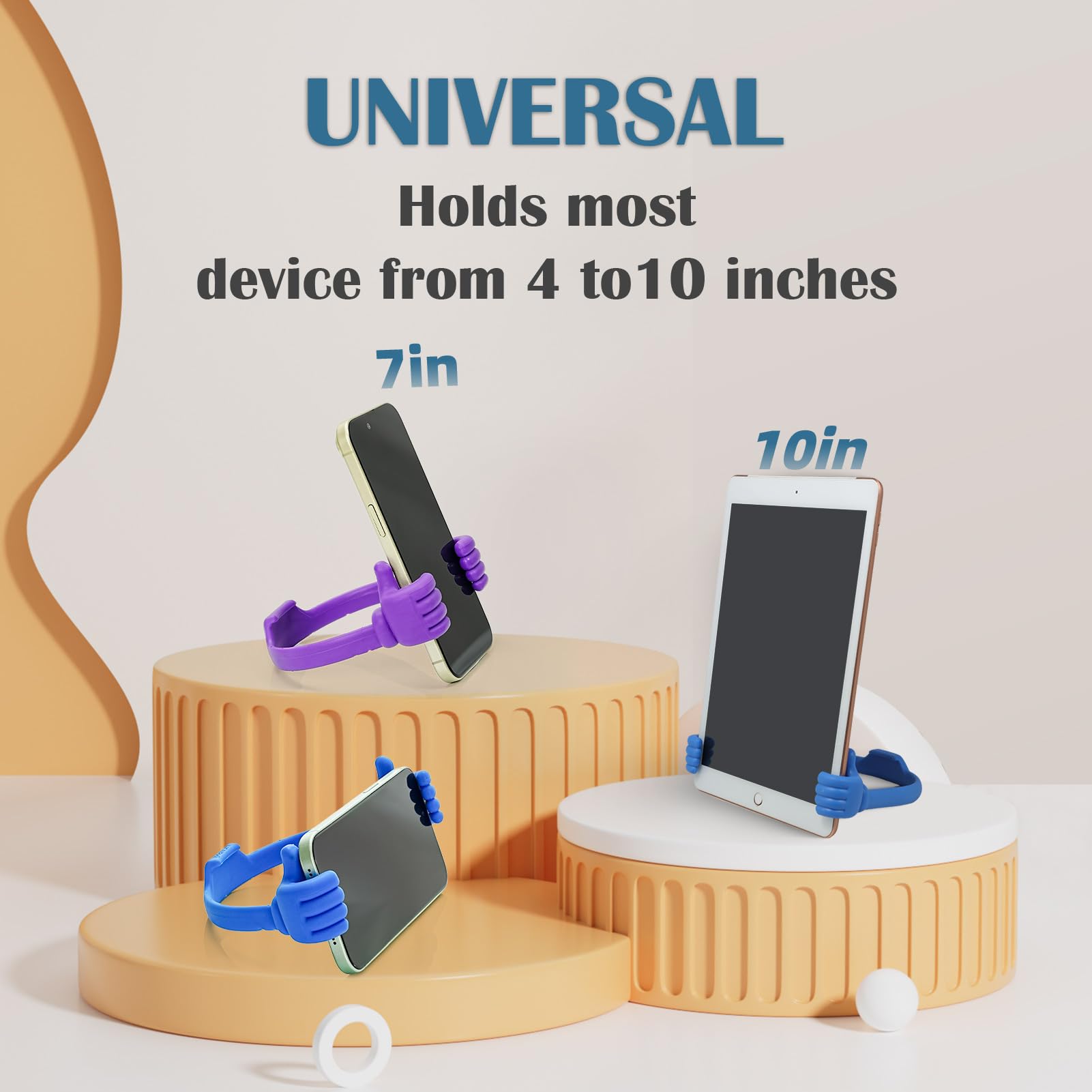 Honsky Adjustable Phone Stand Holder - Universal Flexible Smartphone & Tablet Stand for Desk, Desktop, Mobile Phones - Perfect for Video Calls, Watching Movies & Hands-Free Use (Green)