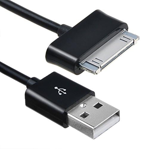 PwrON 3-in-1 Fast Charging USB Cable for Samsung Galaxy Tab 2 7.0 (GT-P3100/GT-P3110/GT-P3113) - Durable Nylon Braided Charger Cord for Home, Office & Travel Use