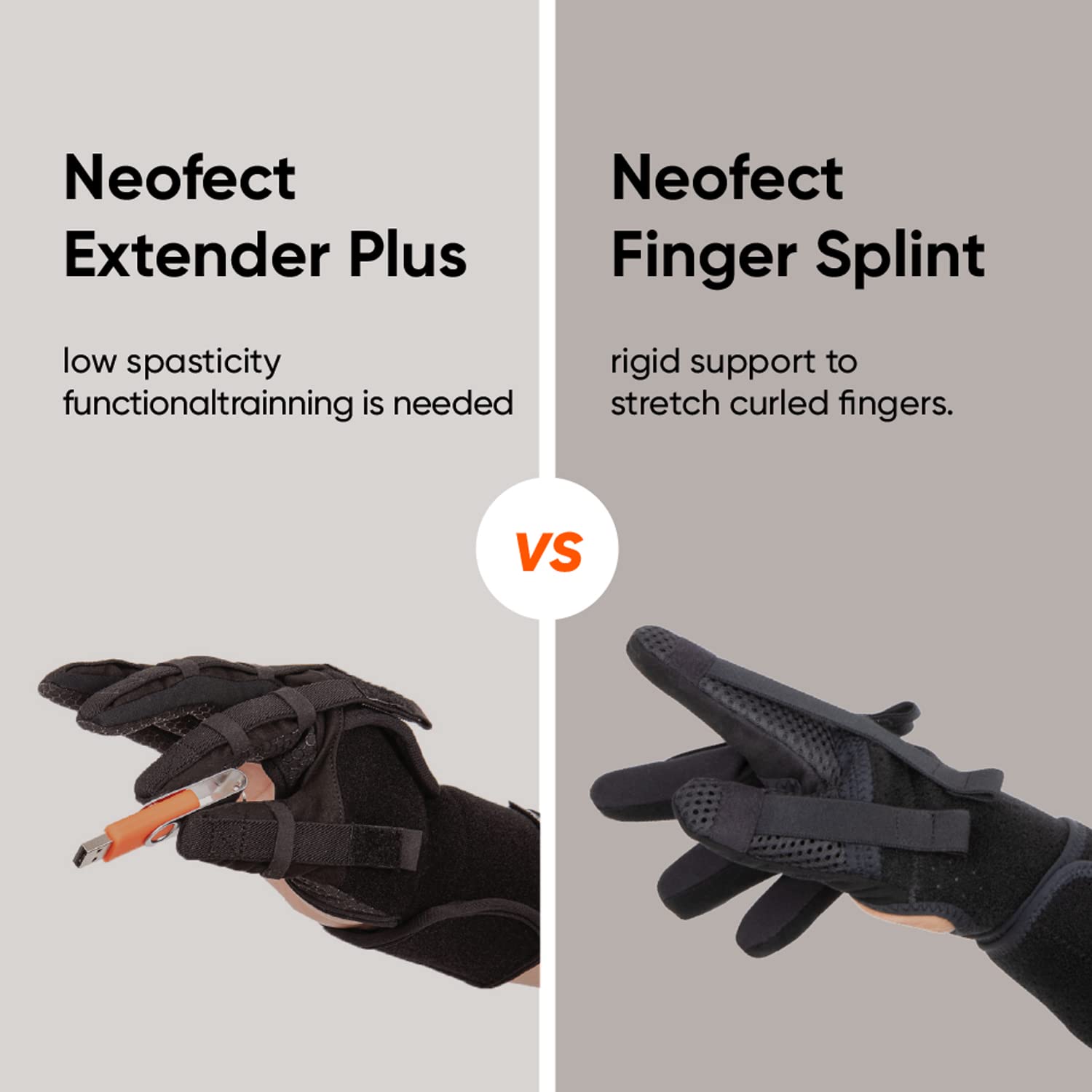 Extender Plus Large Left Hand Brace for Stroke Patients - Stroke Hand Therapy & Recovery Equipment - Finger Rehabilitation Glove for Daily Use & Physical Therapy