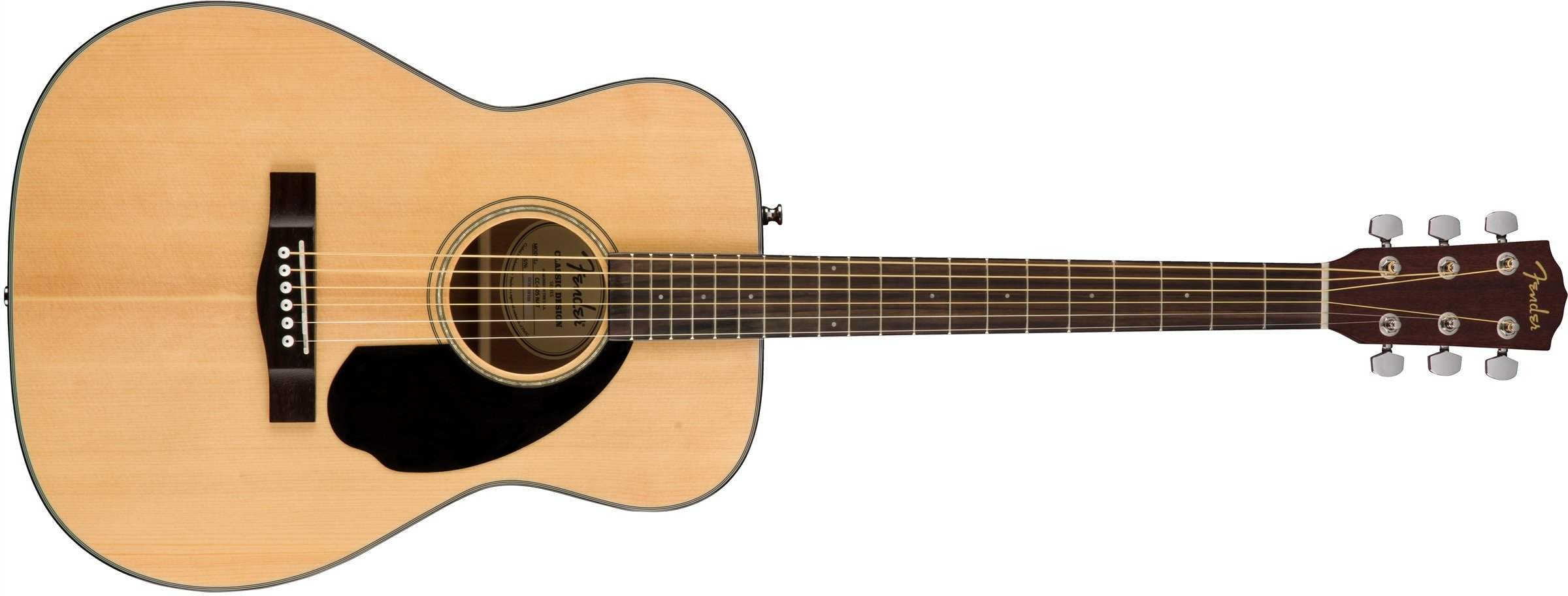 Fender CC-60S Right Handed Acoustic-Electric Guitar - Concert Body Style - Black - Perfect for Beginners, Live Performances & Home Recording