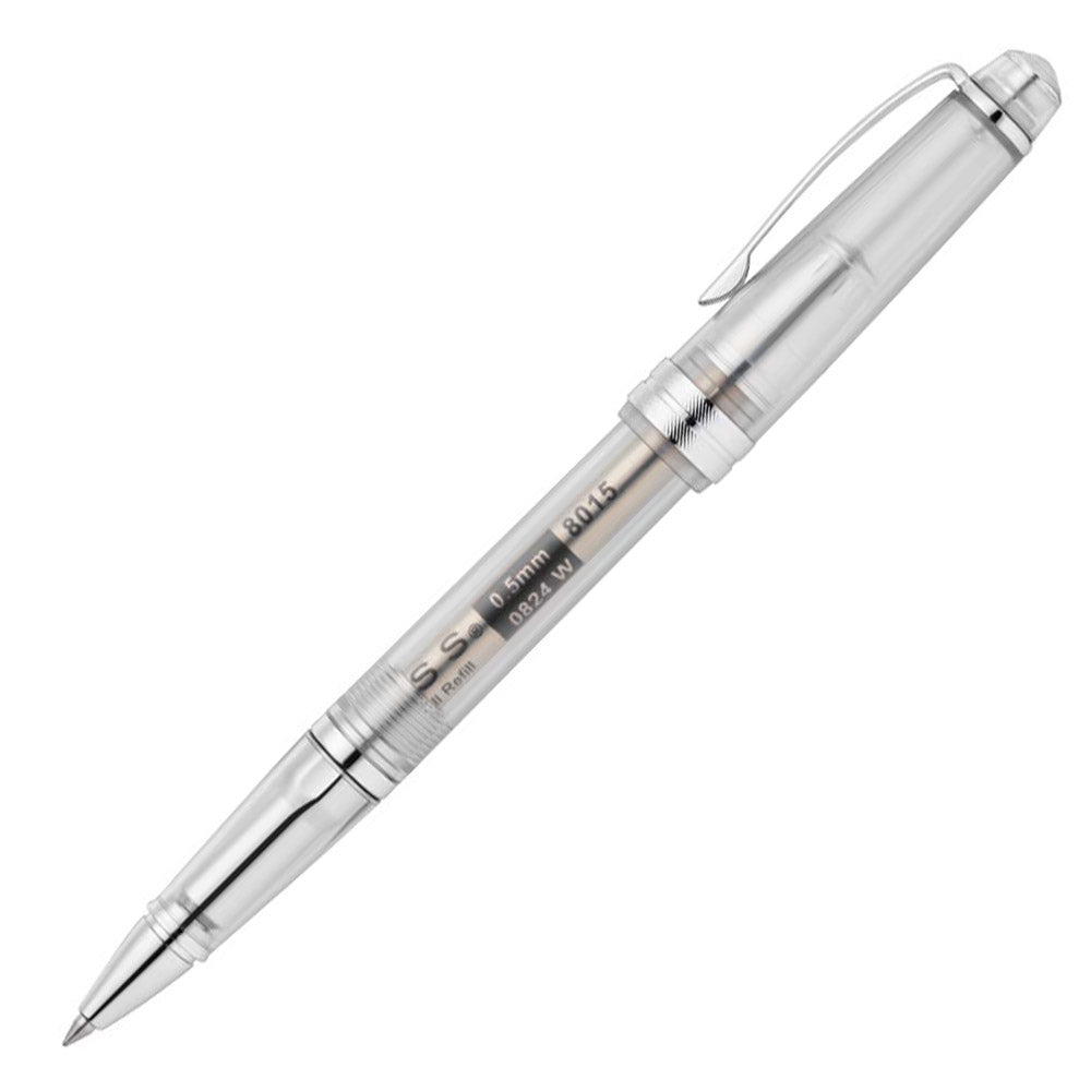Cross Bailey Light Translucent Clear Resin Rollerball Pen - Premium Writing Instrument for Office, School & Journaling - Smooth Ink Flow for Everyday Use & Gift Giving
