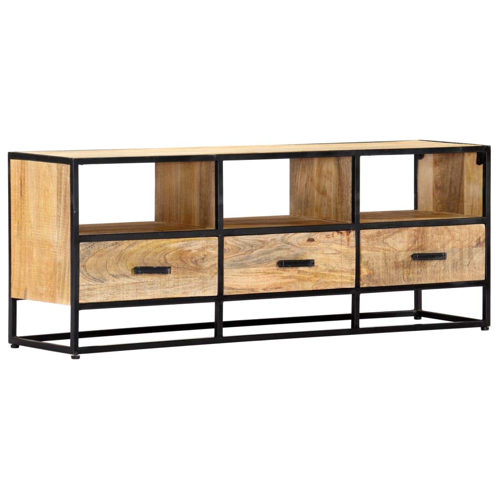 Modern Industrial TV Stand with Storage - 47.2