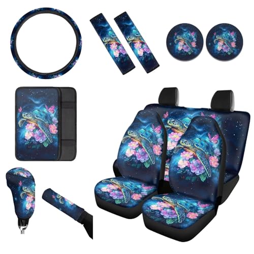 Sea Turtle Butterfly Flower Galaxy
